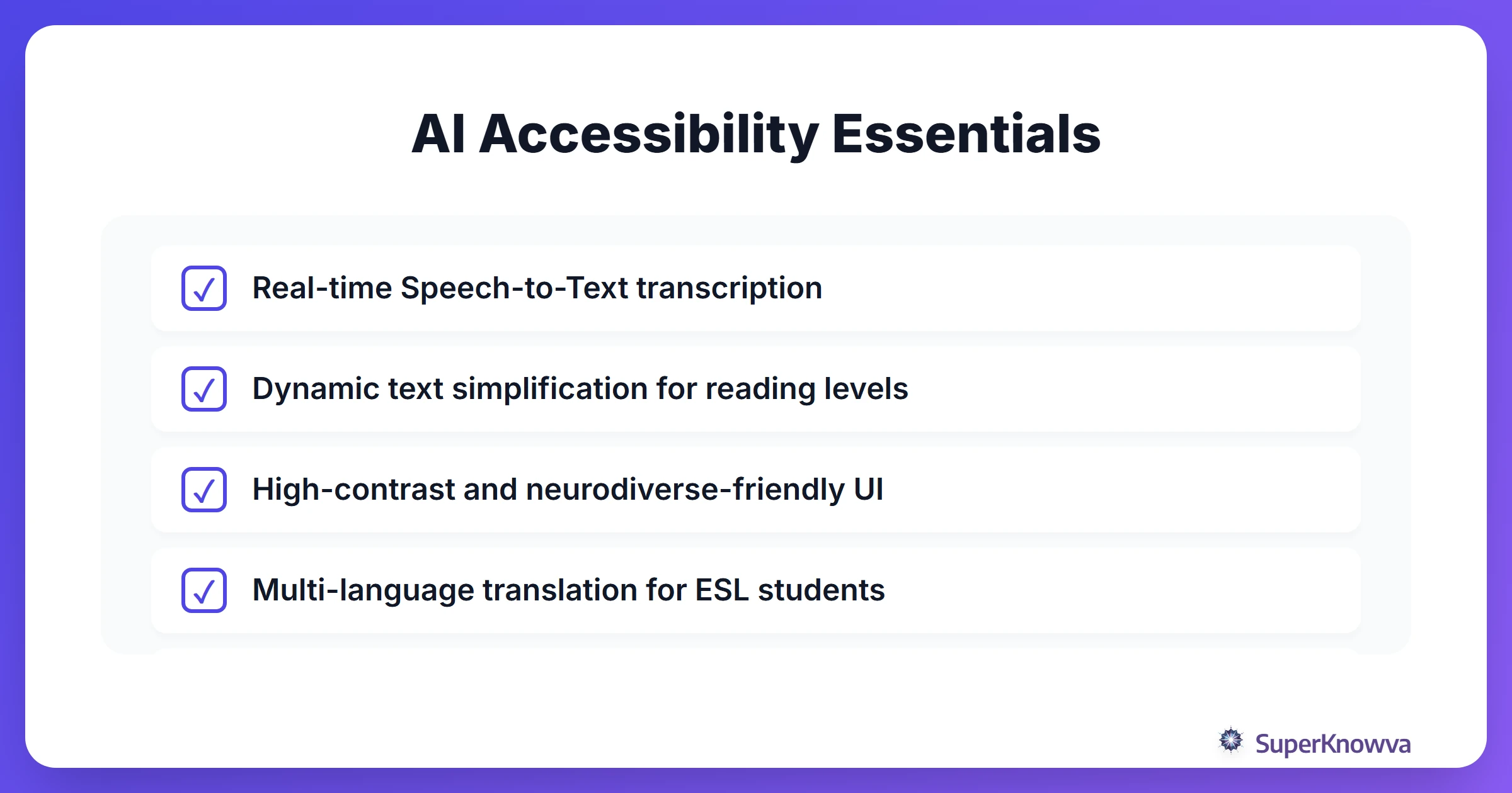 AI Accessibility Essentials