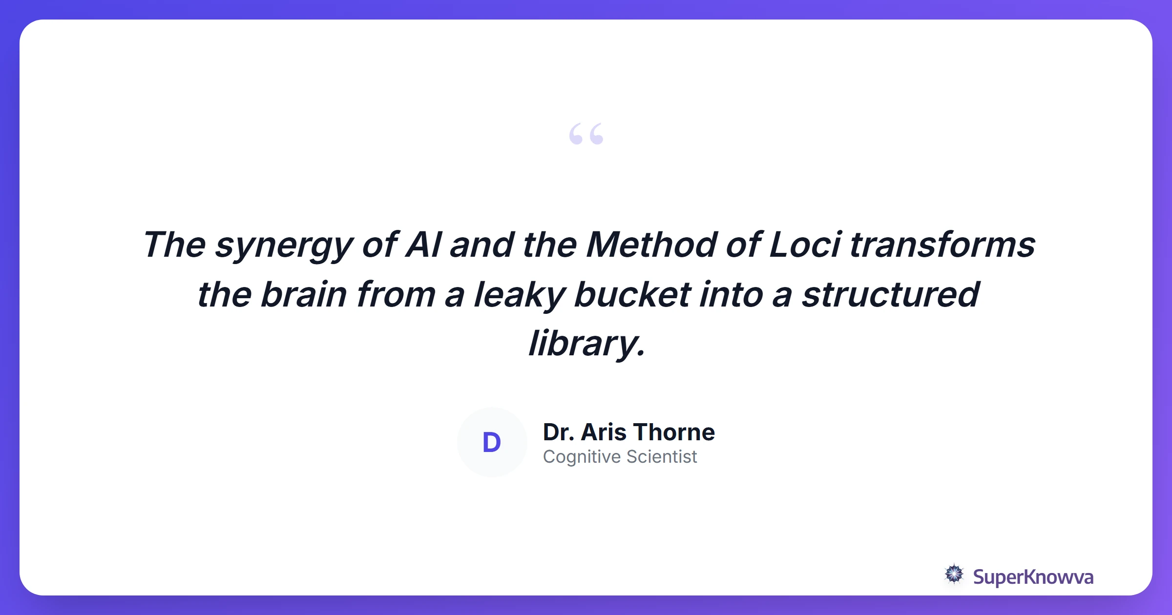 The Cognitive Edge