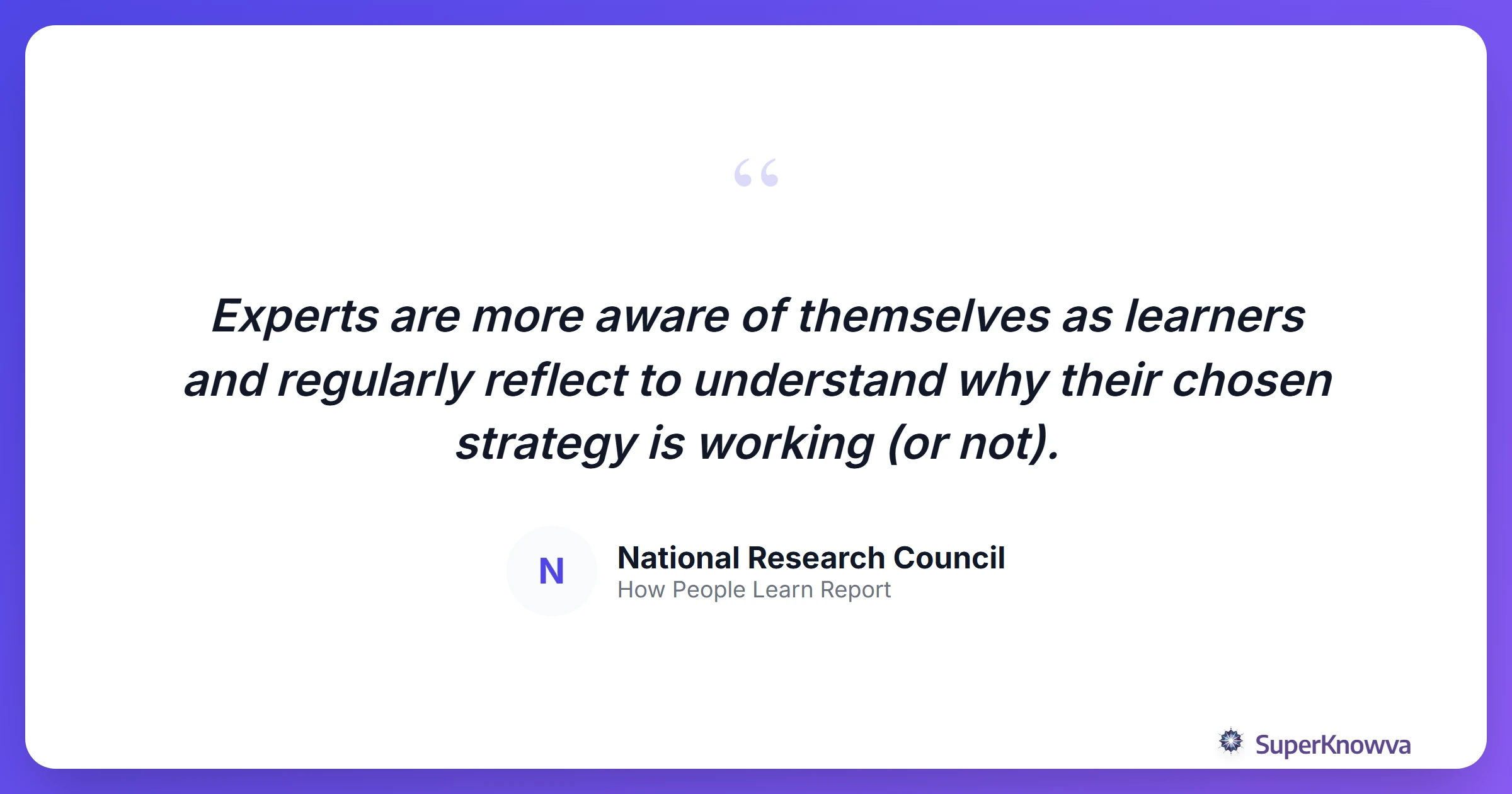 The Expert Mindset
