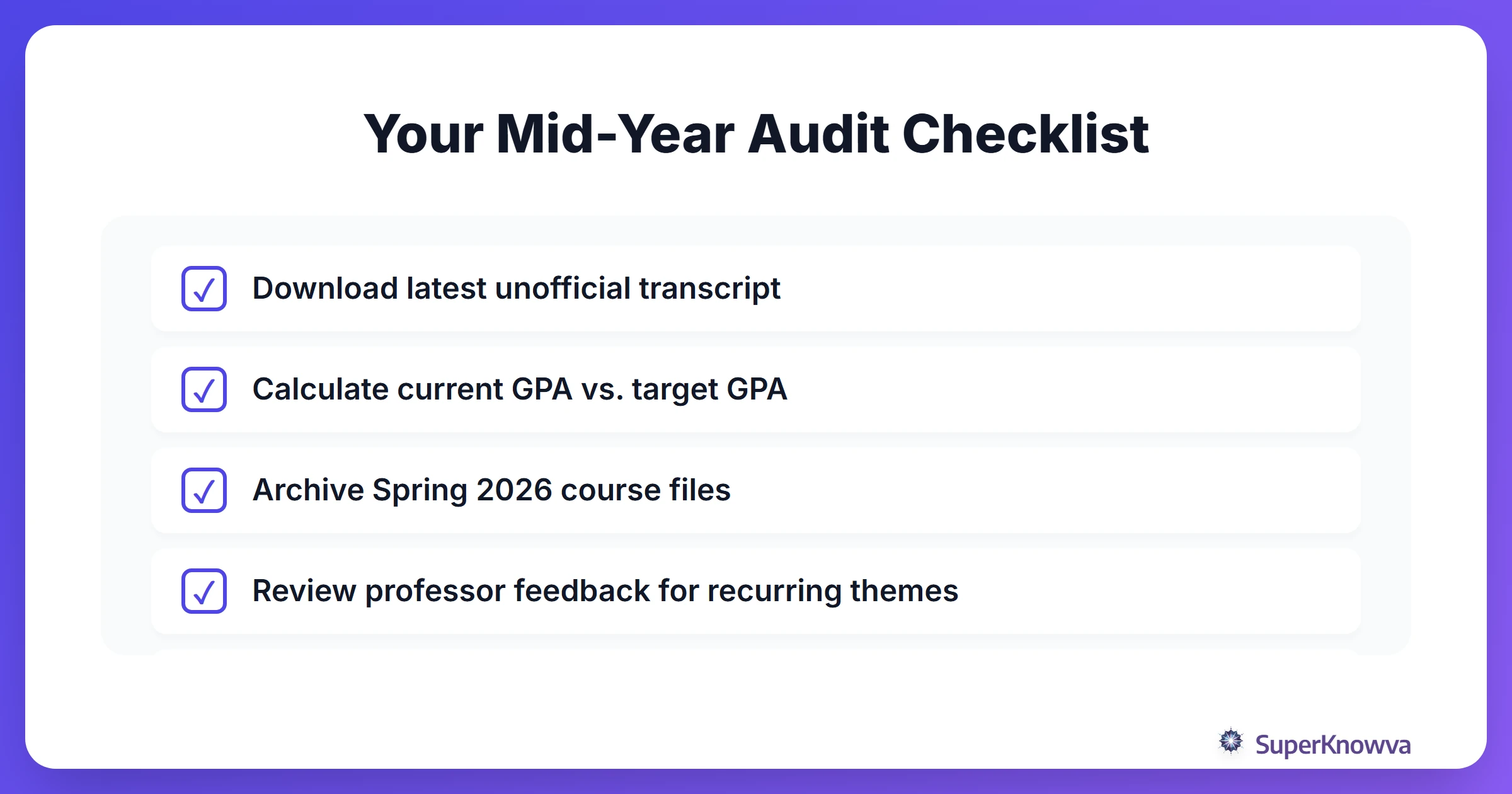 Your Mid-Year Audit Checklist