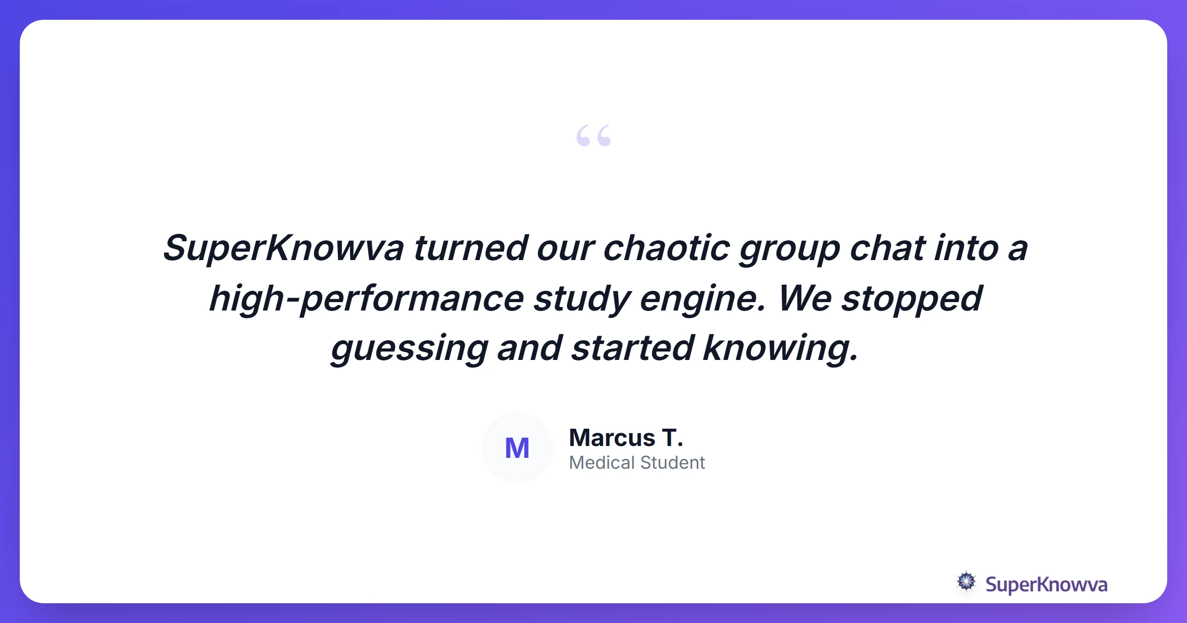 A quote from a student about using AI for peer learning.