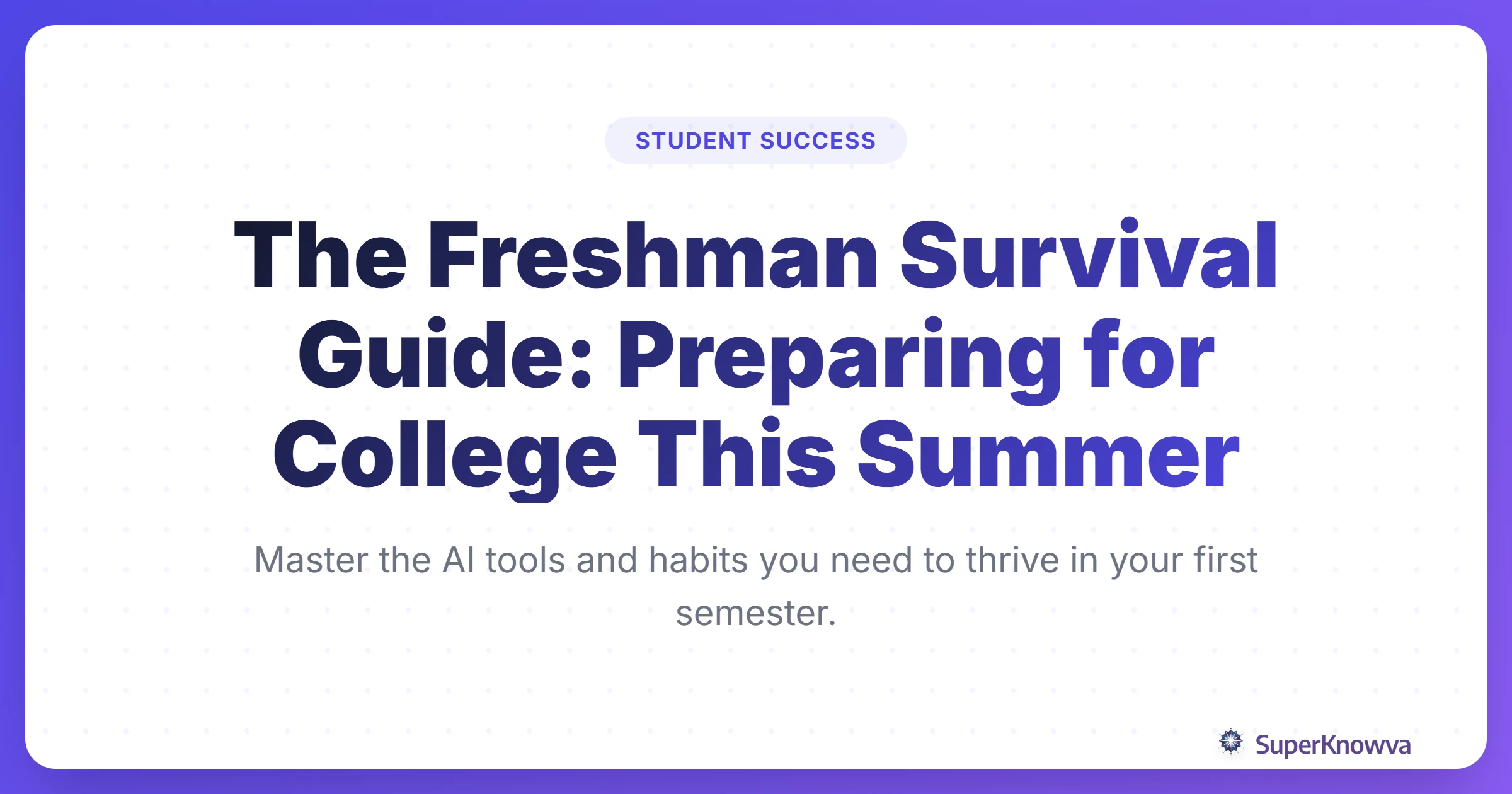 The Ultimate Guide to College Transition Tips for Rising Freshmen