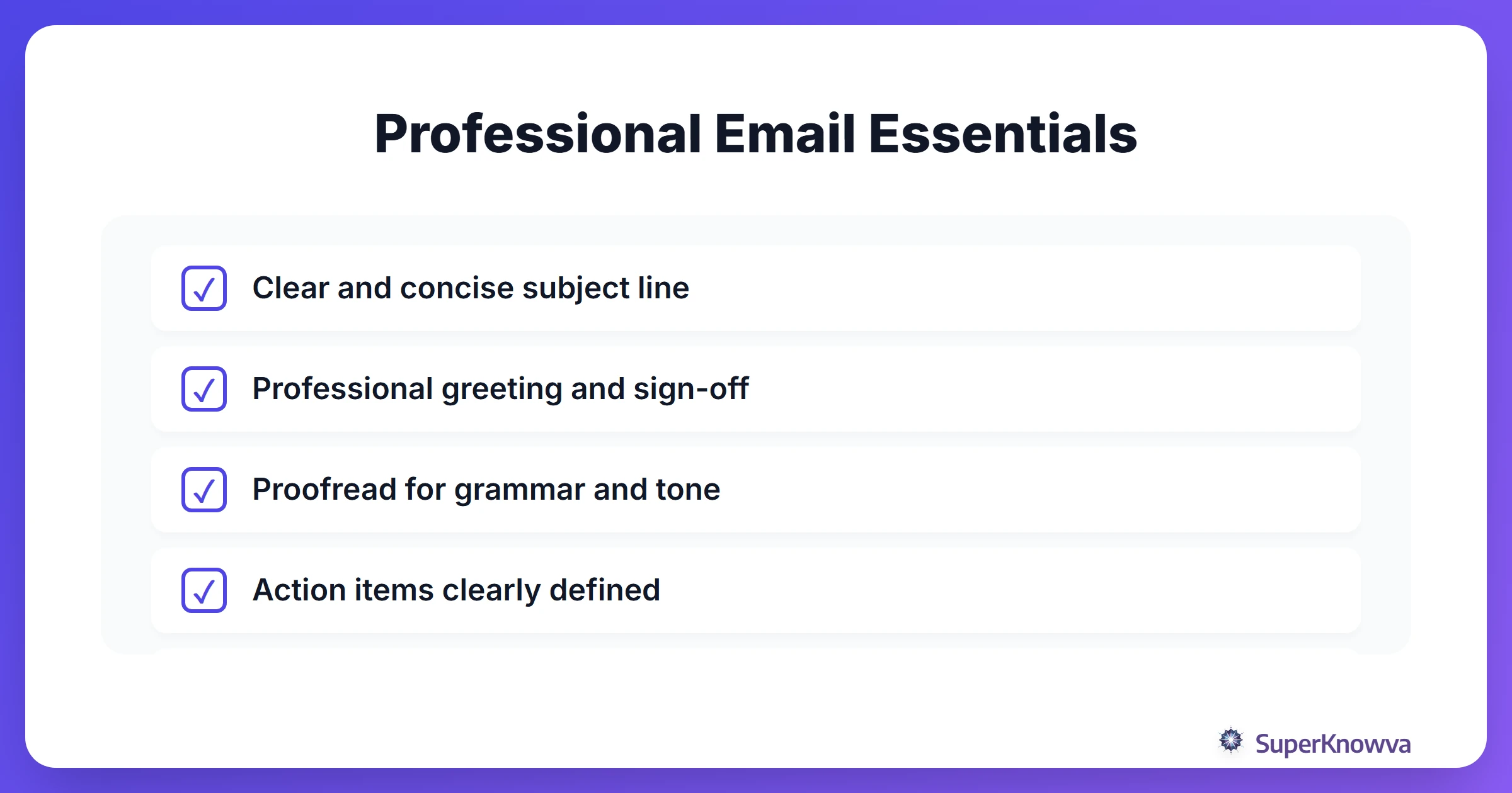 Professional Email Essentials