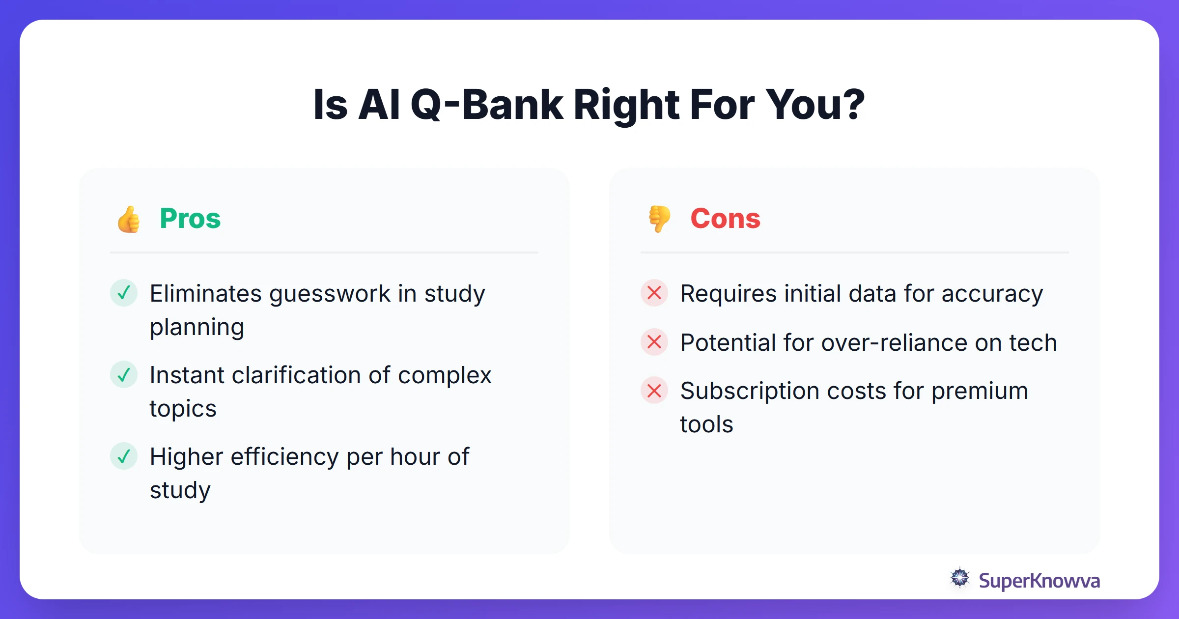 Pros and cons of relying on AI for USMLE preparation